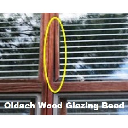 Oldach Wood Window Glazing Bead, Wood Standard Profile 144' - Oldach Parts