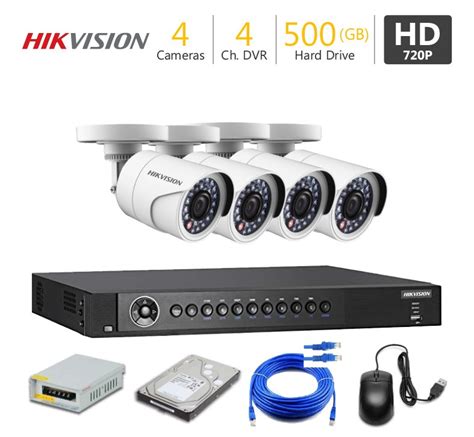 Buy 4 HD CCTV Cameras Package HIKVISION - SecurityExperts