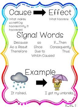 Cause and effect signal words pdf - molisick