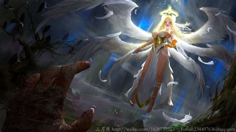 Female angel digital wallpaper, fantasy art HD wallpaper | Wallpaper Flare