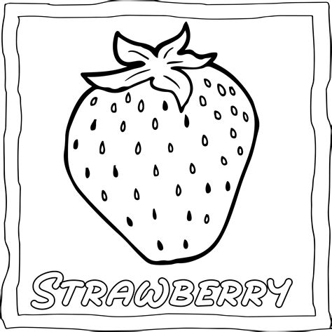 Fun and Creative Fruit Coloring Pages for Kids | Printable Fruit Drawings