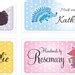 Custom Fabric Labels Sew-on or Iron-on 80 Labels 2 x