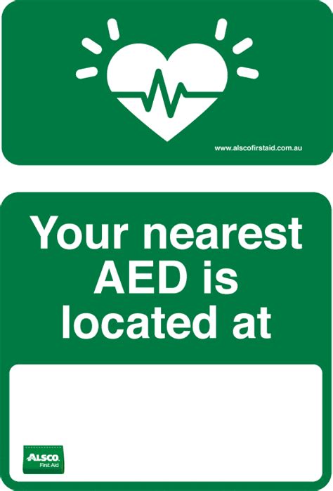 Aed Location Signs Free Printable - FREE PRINTABLE TEMPLATES