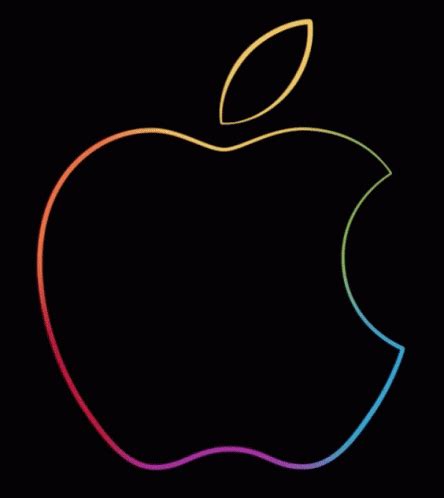 Apple Logo GIF - Apple Logo Rainbow - Discover & Share GIFs