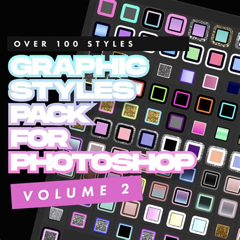 Photoshop Graphic Styles Pack (Vol. 2)