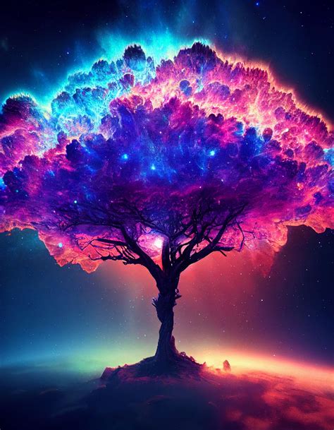 cosmic tree by BigPuptato on DeviantArt