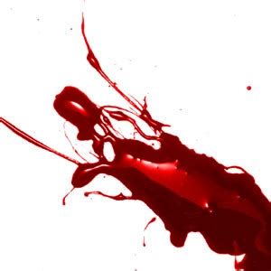 Glossy Blood Splatter Photoshop Brushes free download