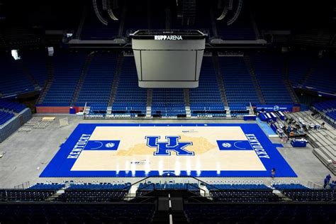 Kentucky’s new basketball court at Rupp Arena is being replaced after ...