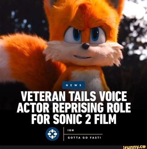 VETERAN TAILS VOICE ACTOR REPRISING ROLE FOR SONIC 2 FILM GOTTA GO FA ...