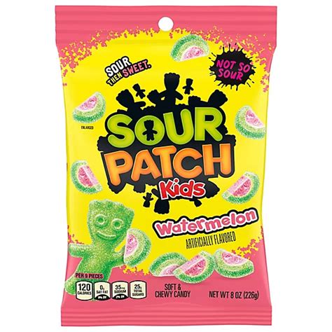 MONDELEZ SOUR PATCH WATERMELON 8 OZ - Midwest Distribution