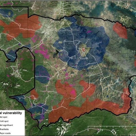 Location of Battambang province, Cambodia. The map shows the spatial ...