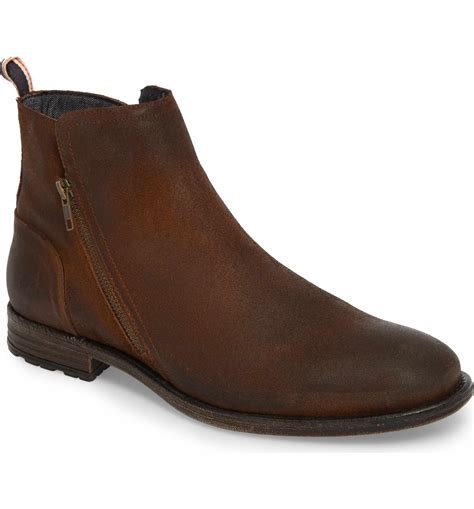 ALDO Gerone Zip Boot | Nordstrom | Mens suede boots, Mens brown leather ...