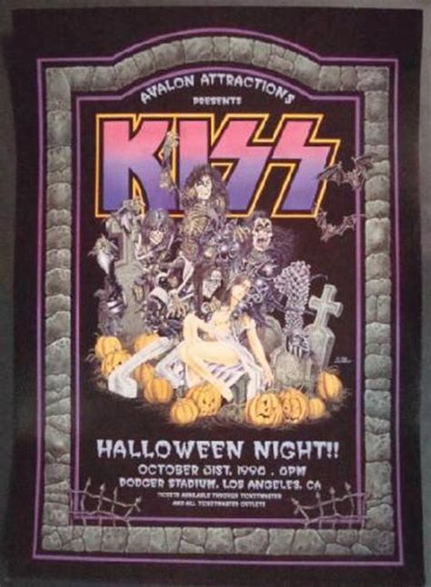 KISS LOS ANGELES HALLOWEEN 1998 CONCERT POSTER ORIGINAL RARE | eBay