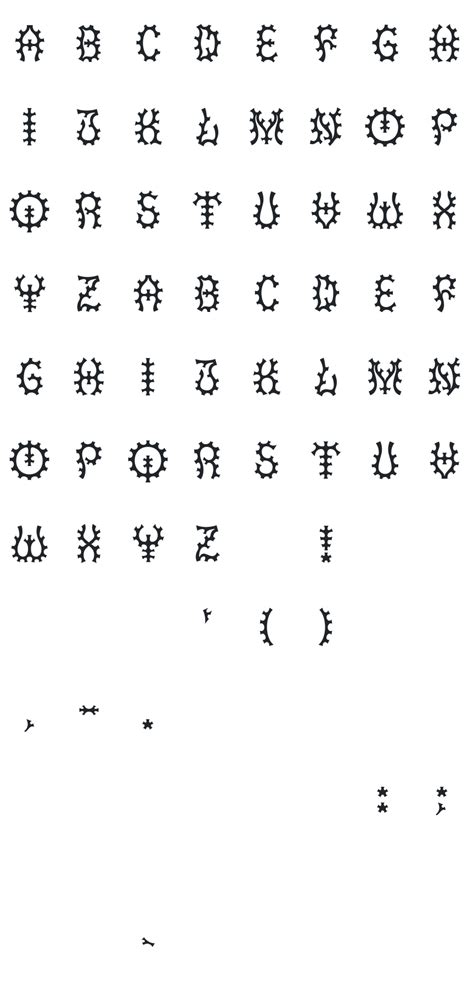 Malebolge Font - Download Free - JustFreeFonts.com