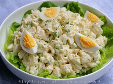 Ensalada de papas con huevo | Laylita.com – Recetas de Cocina