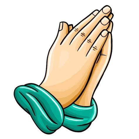 Praying hand in flat cartoon style | Premium Vector #Freepik #vector # ...