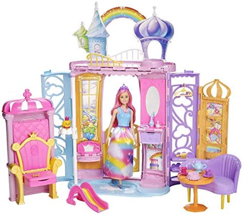 Barbie Dreamtopia Playset Rainbow Cove Doll & Castle Set Interactive ...