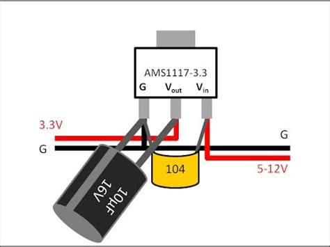 Ams1117 3.3 Schematic