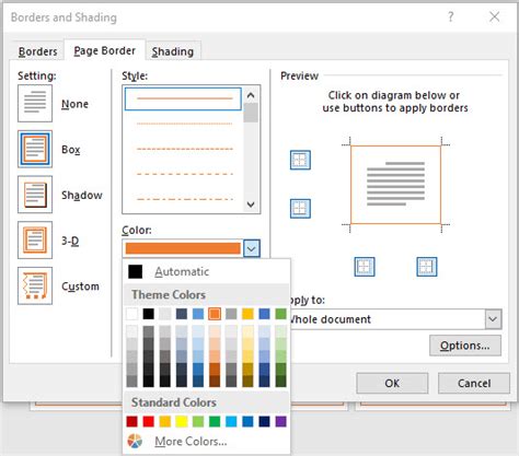 How to Change Border Color in Word - ExcelNotes