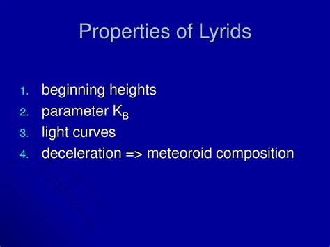 Archive data mining the Lyrids - ppt download