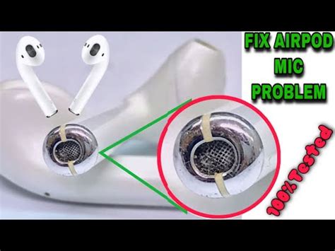 FIX AirPods Microphone Not Working! (2023)..HOW TO CLEAN AIRPODS MIC! - YouTube