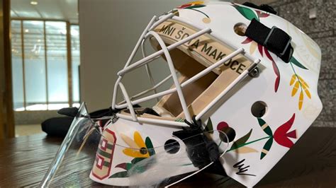 Museum acquires Wild goalie mask with Native American design | kare11.com