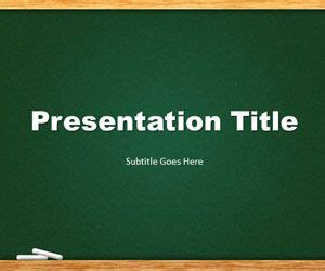 Chalkboard PowerPoint Template