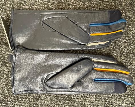 VERA T TUCCI ladies boxed navy blue leather gloves UKS - CG W71 | eBay