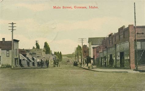 Main Street, circa 1915 - Genesee, Idaho - a photo on Flickriver