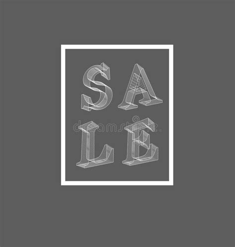 Sale Word in a Frame. Sale Banners Design. Vector Illustration. Stock ...