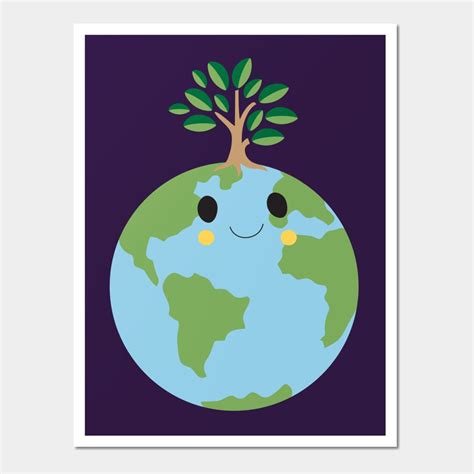 Earth Tree Planet -- Choose from our vast selection of art prints and posters to match with your ...