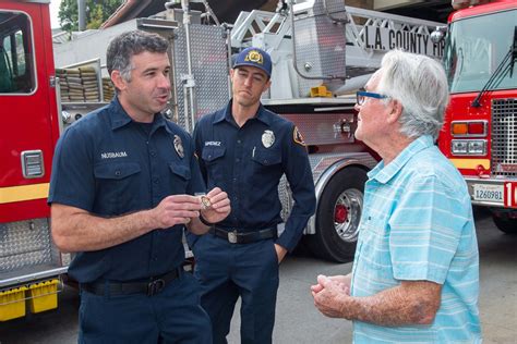 LACoFD Firefighters Reunite with Cardiac Patient - Fire Department