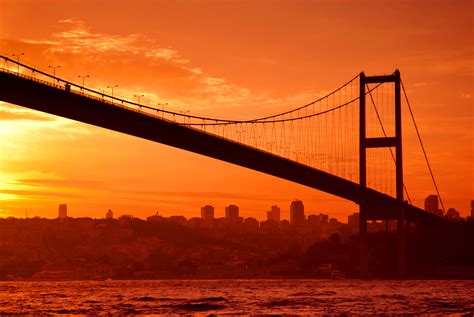 Bosphorus Bridge in Istanbul at sunset - A1 Worldwide Logistics, Inc