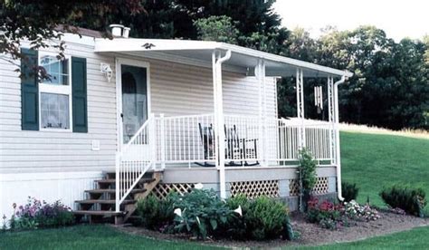 40 Mobile Home Awnings, Carports, and Patio Covers | Mobile home porch, Mobile home patio ...