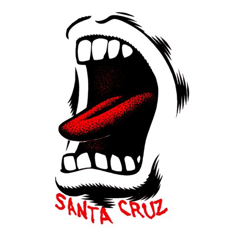 Screaming Hand Santa Cruz Stickers The iconic santa cruz screaming hand ...