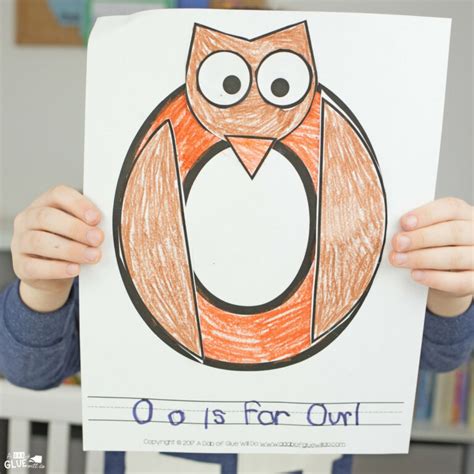 Animal Alphabet O is for Owl Craft