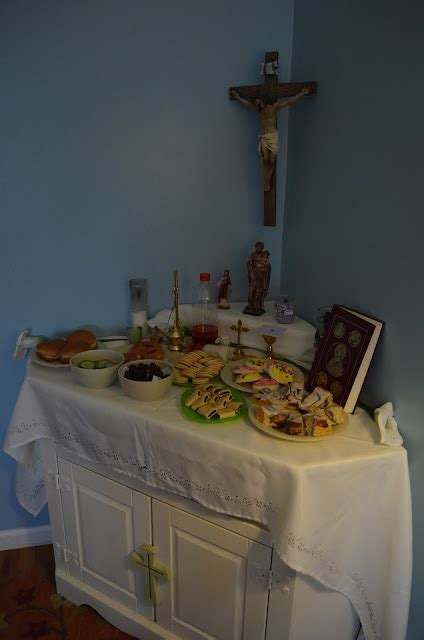 Happy Catholic Home: Our St. Joseph Altar - 2012