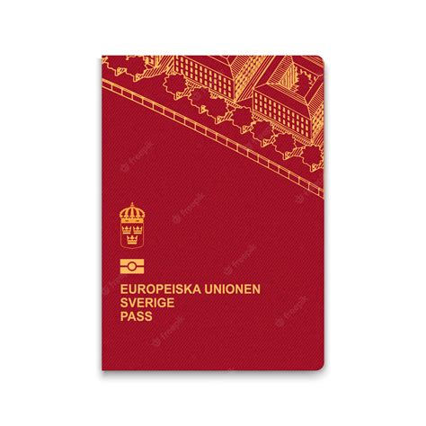 Premium Vector | Passport of Sweden