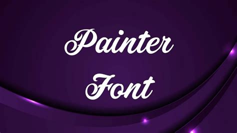 Painter Font Free Download