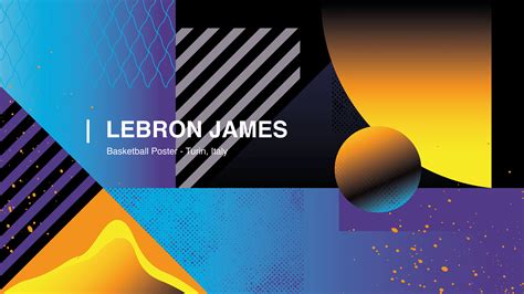 LeBron James | Basketball Poster on Behance