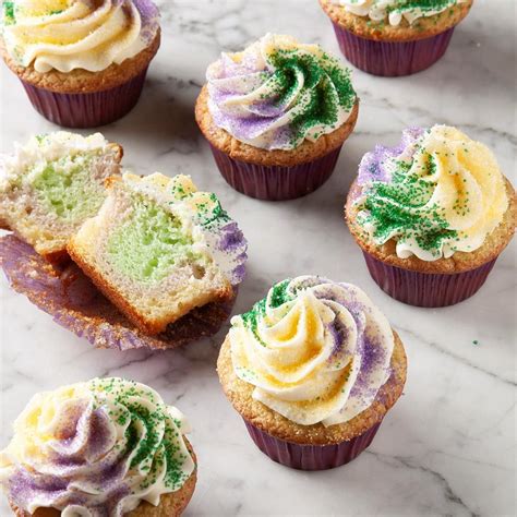 Mardi Gras Cupcakes Recipe: How to Make It | Taste of Home