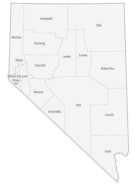 Nevada County Map and Independent City - GIS Geography