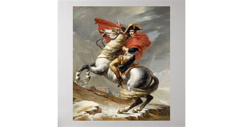 Napoleon Crossing the Alps - Jacques-Louis David Poster | Zazzle