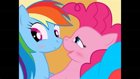 pinkie pie and rainbow dash heaven hen you kiss me - YouTube