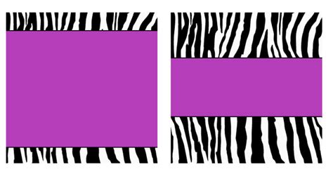 Purple Zebra Paper and Business Card Templates by StacyO on DeviantArt