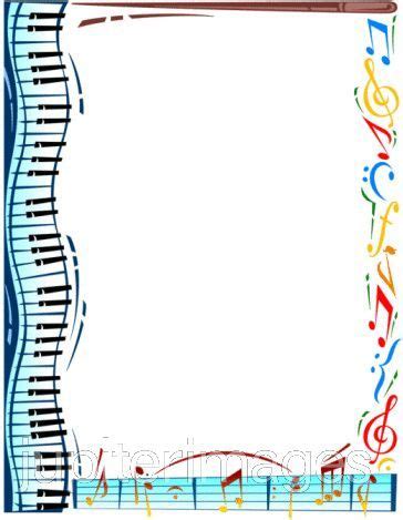 Free Music Borders Clip Art | Deacons Meeting | Teaching music, Elementary music education ...