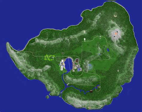 Jurassic World Map (Download) Minecraft Map