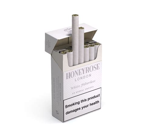 Herbal cigarettes White Filterless, ,Honeyrose London