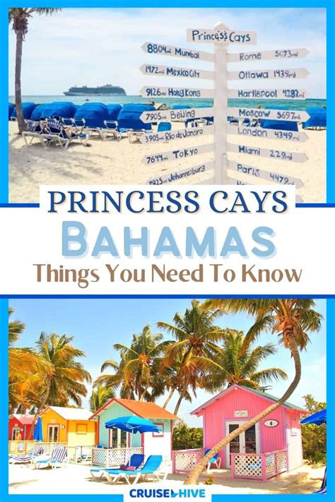 Carnival Princess Cays Map