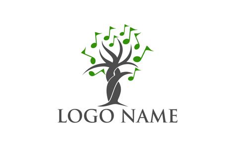 Music Tree Logo Template #151585 - TemplateMonster